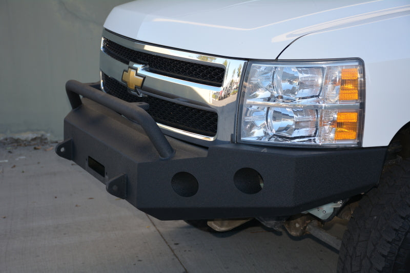 DV8 Offroad FBCS1-01 07-13 Chevrolet Silverado 1500 Front Bumper - Black Powdercoat