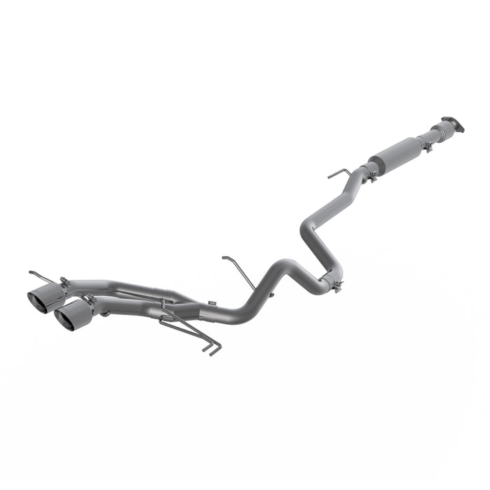 MBRP S4703AL 13-18 Hyundai Veloster Turbo 4.0in OD Tips Dual Outlet 2-1/2in AL Cat Back