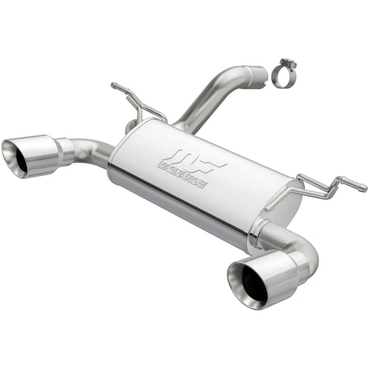 Magnaflow 19385 MagnaFlow 2018+ Jeep Wrangler 3.6L Dual Polished Tip Axle-Back Exhaust