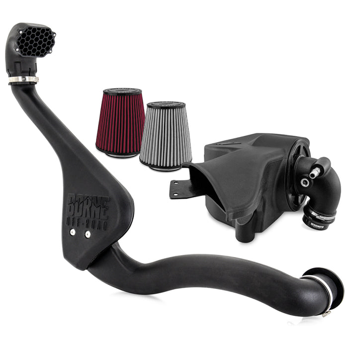 Mishimoto MMB-RGR-19DW 2019+ Ford Ranger 2.3L Intake/Snorkel Bundle - Dry Filter