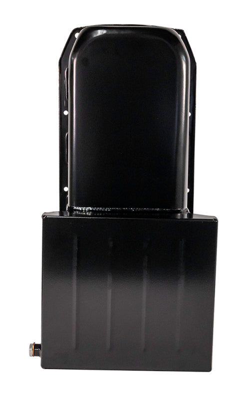 Moroso 20195 Pre-85 Chevrolet Small Block (w/Driver Side Dipstick) Wet Sump 7qt 8.25in Steel Oil Pan - Blk