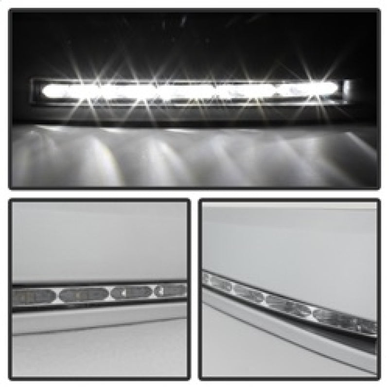 SPYDER 5077738 Spyder Toyota Tundra 07-13 Daytime LED Running Lights wo/switch Silver FL-DRL-TTU07-SIL