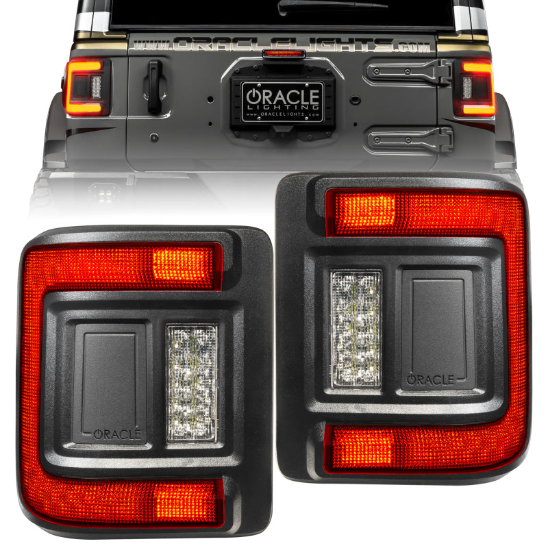ORACLE Lighting 5884-504-T Oracle 2018+ Jeep Wrangler Rubicon/Sport LED Flush Mount Tail Light - Tinted