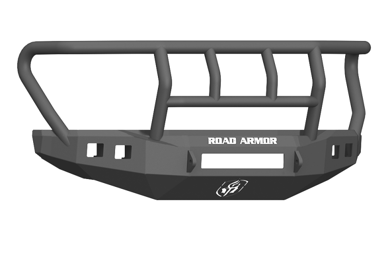Road Armor 61742B-NW 17-20 Ford F-250 Stealth Wide Fender Front Bumper w/Titan II Guard Wide Flare - Tex Blk