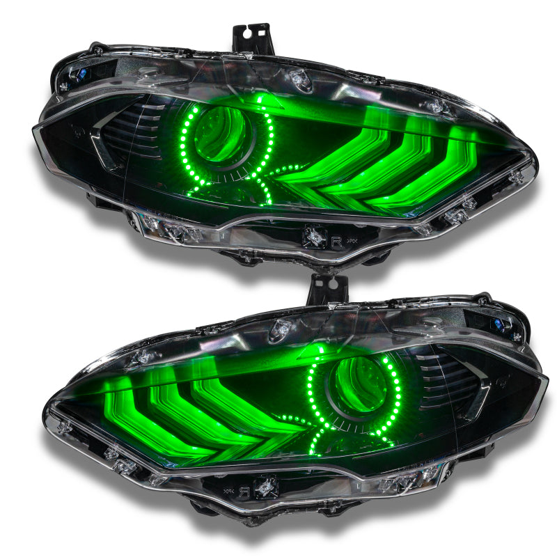 ORACLE Lighting 1446-332 Oracle 18-21 Ford Mustang Dynamic DRL w/ Halo Kit & Sequential Turn Signal - ColorSHIFT SEE WARRANTY
