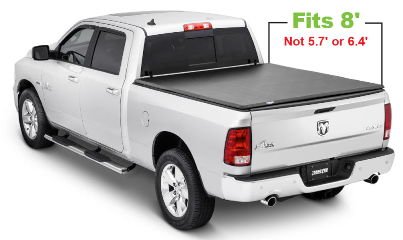 Tonno Pro 42-204 02-19 Dodge RAM 1500 8ft Fleetside Tonno Fold Tri-Fold Tonneau Cover