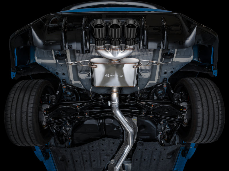 AWE Tuning 3015-53287 2023 Honda Civic Type R FL5 Touring Edition Exhaust w/ Triple Diamond Black Tips