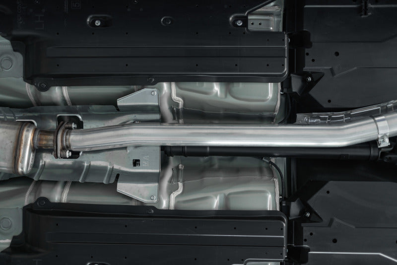 MBRP S48003CF 15-19 Subaru WRX 2.0L/STI 2.5L 3in Dual Split Rear Exit w/ 3.5in CF Tips - T304 Street Version