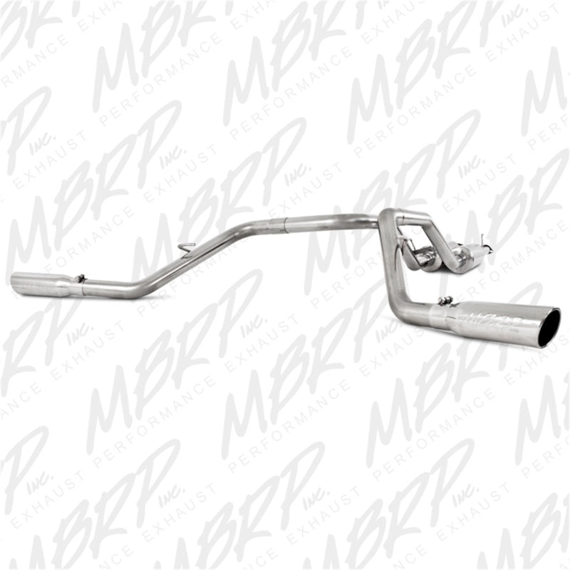 MBRP S5316409 2009-2010 Toyota Tundra 5.7L EC-Std. & SB/CC-SB Cat Back Dual Split Side