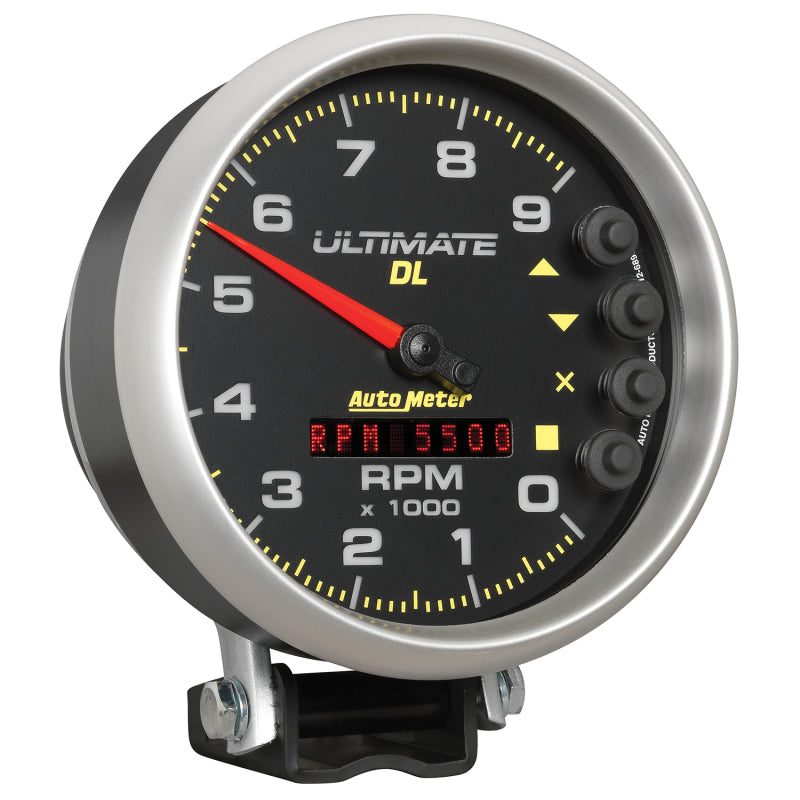 Autometer ATM6896 5in Ultimate DL Tach 9000 RPM Black