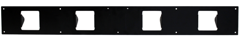 Go Rhino 5943001T SRM100 Front Plate - Four 3in Cube Lights