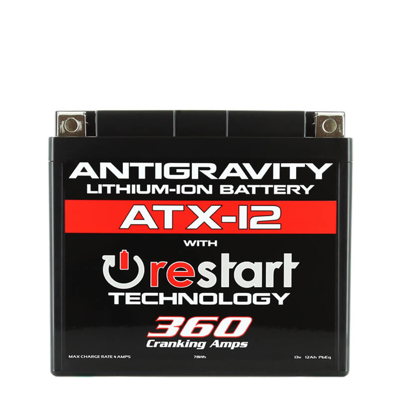 Antigravity Batteries AG-ATX12-RS Antigravity YTX12 Lithium Battery w/Re-Start