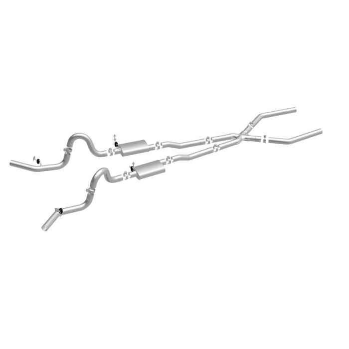 Magnaflow Perf Exhaust MAG15898 68-72 GM A Body 3in Dual Exhaust System