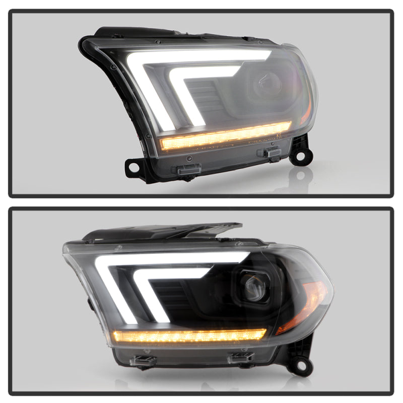 SPYDER 5088284 Spyder Dodge Durango 11-13 Halogen Model Only Projector Headlights - Black PRO-YD-DDU11SI-BK