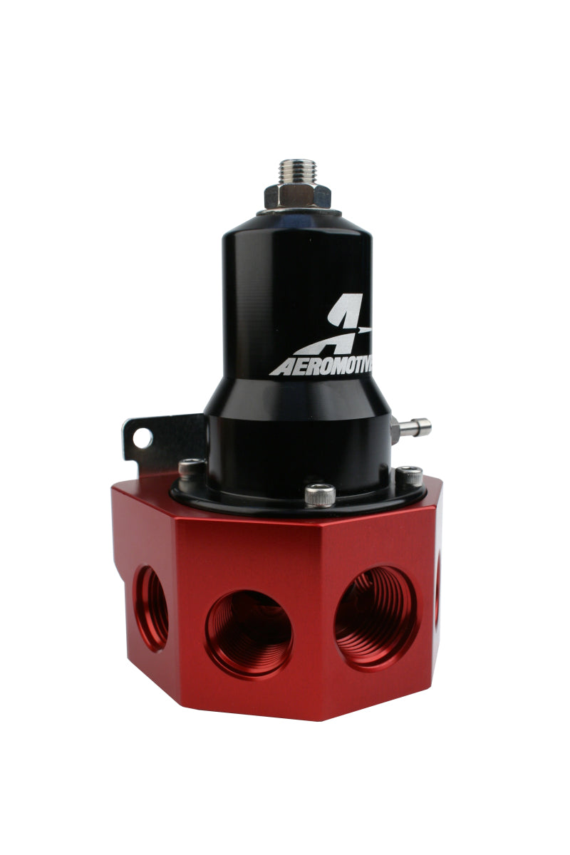 Aeromotive 13133 Regulator - 30-120 PSI - .500 Valve - 4x AN-08 and AN-10 inlets / AN-10 Bypass