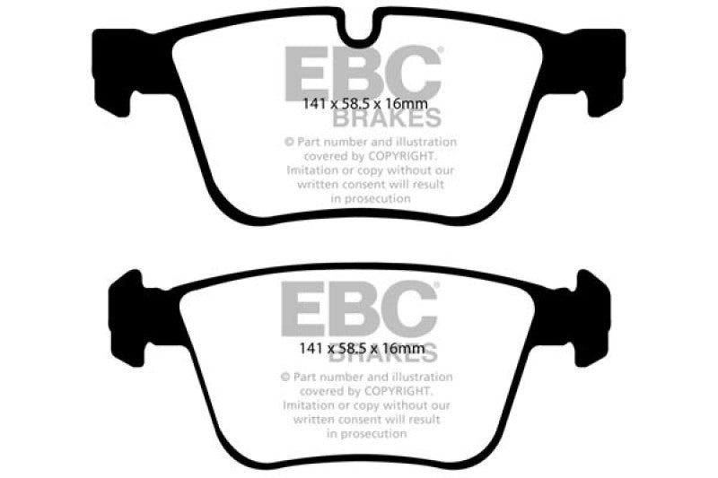 EBC DP31942C 07-11 Mercedes-Benz CL63 AMG 6.2 Redstuff Rear Brake Pads