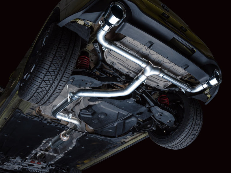 AWE Tuning 3020-32658 AWE 2022 VW GTI MK8 Track Edition Exhaust - Chrome Silver Tips