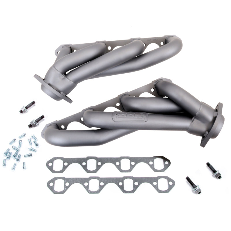 BBK 1515 79-93 Mustang 5.0 Shorty Unequal Length Exhaust Headers - 1-5/8 Titanium Ceramic
