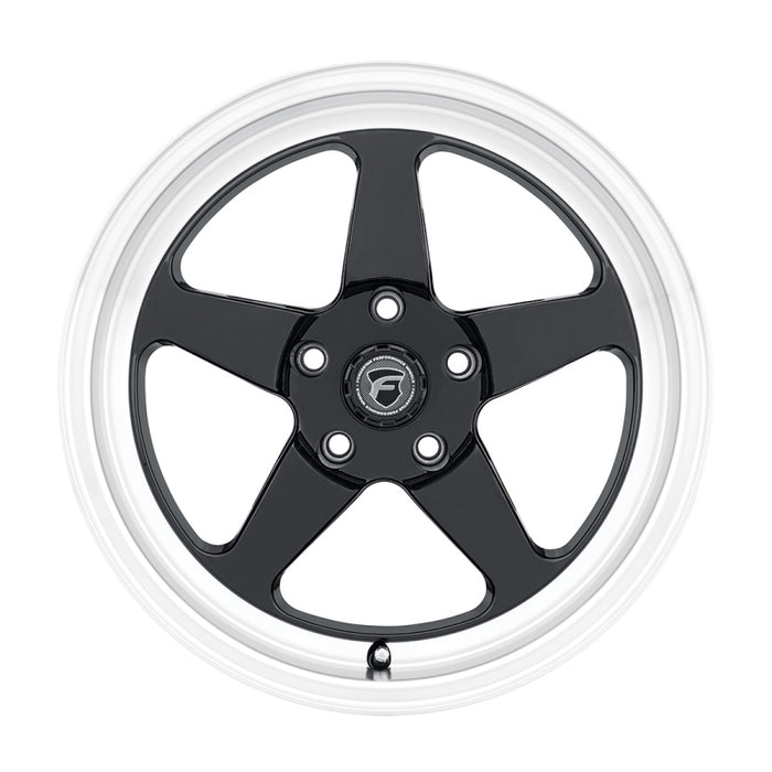 Forgestar F09170067P50 D5 Drag 17x10 / 5x114.3 BP / ET50 / 7.5in BS Gloss Black Wheel
