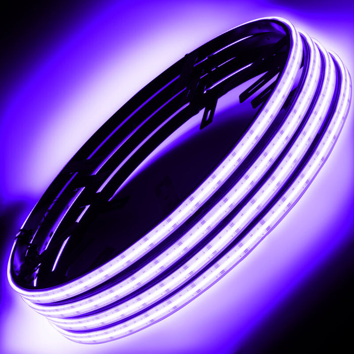 ORACLE Lighting 4238-BC2 LED Illuminated Wheel Rings 16.5in PLASMA ColorSHIFT w/BC2 Bluetooth Controller
