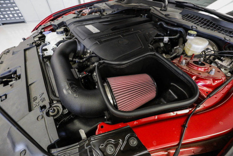 K&N Engineering 63-2605 K&N 2018 Ford Mustang GT V8 5.0L F/I AirCharger Performance Intake