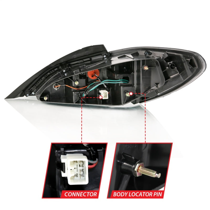 ANZO 321347 10-13 Hyundai Genesis 2DR LED Taillights Smoke