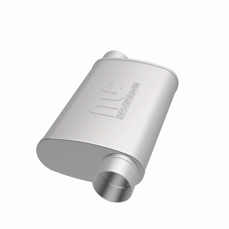 Magnaflow Perf Exhaust MAG11239 Stainless Steel Muffler 3in In/Out Offset/Offset
