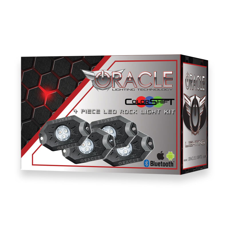 ORACLE Lighting 5796-333 Oracle Bluetooth Underbody Rock Light Kit - 4 PCS - ColorSHIFT