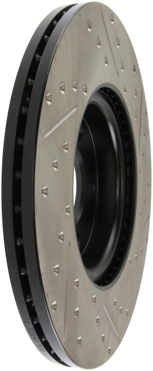 Stoptech 127.45078R StopTech 07-09 Mazda 3 Right Front Slotted & Drilled Rotors