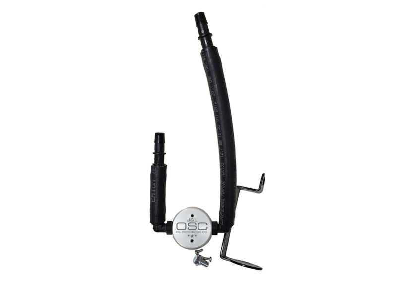 J&L 3061P-C 05-23 Dodge Charger 5.7L Hemi Passenger Side Oil Separator 3.0 - Clear Anodized