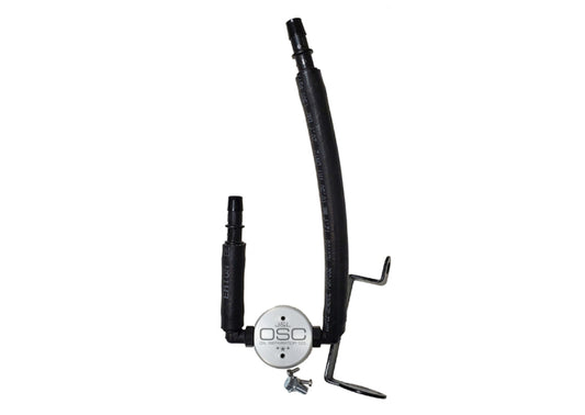 J&L 3061P-C 05-23 Dodge Charger 5.7L Hemi Passenger Side Oil Separator 3.0 - Clear Anodized