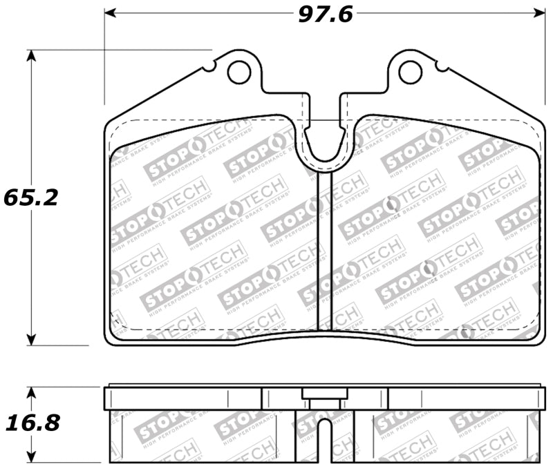 Stoptech 309.06080 StopTech Performance Pad