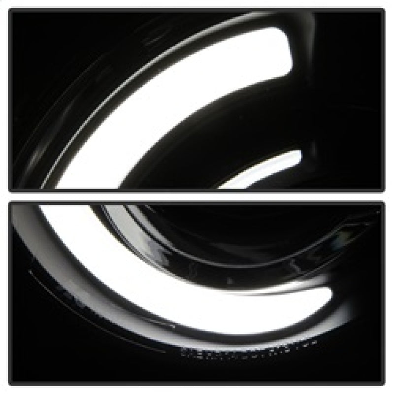 SPYDER 9039720 xTune 15-17 Jeep Renegade Light Bar DRL Projector Headlights -Black (PRO-JH-JREN-LBDRL-BK)