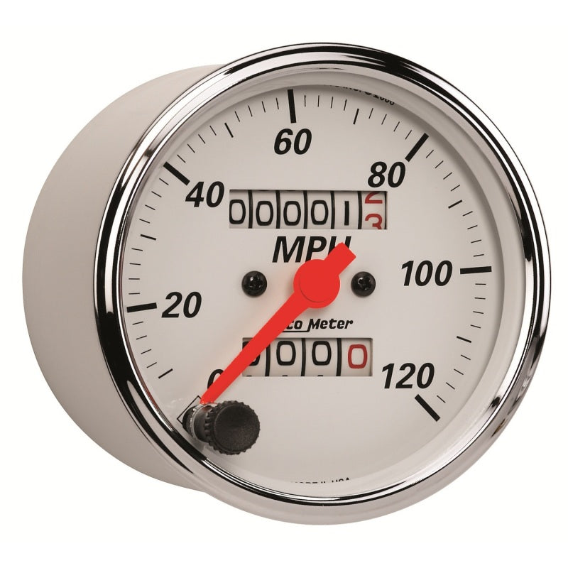 Autometer ATM1396 3-1/8in A/W Speedometer 120MPH