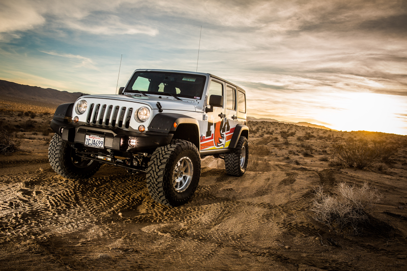 FOX 983-02-145 Fox 2007+ Jeep JK 2.0 Factory Series ATS Steering Stabilizer 22.15in Ext L - Orange Heritage Logo