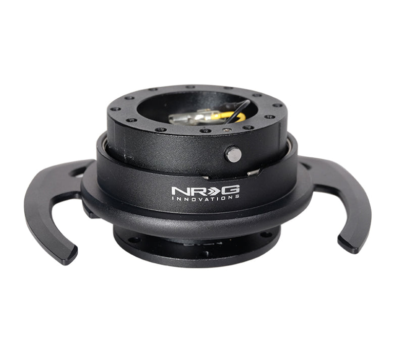 NRG SRK-700BK Quick Release Kit Gen 4.0 - Black Body / Black Ring w/ Handles