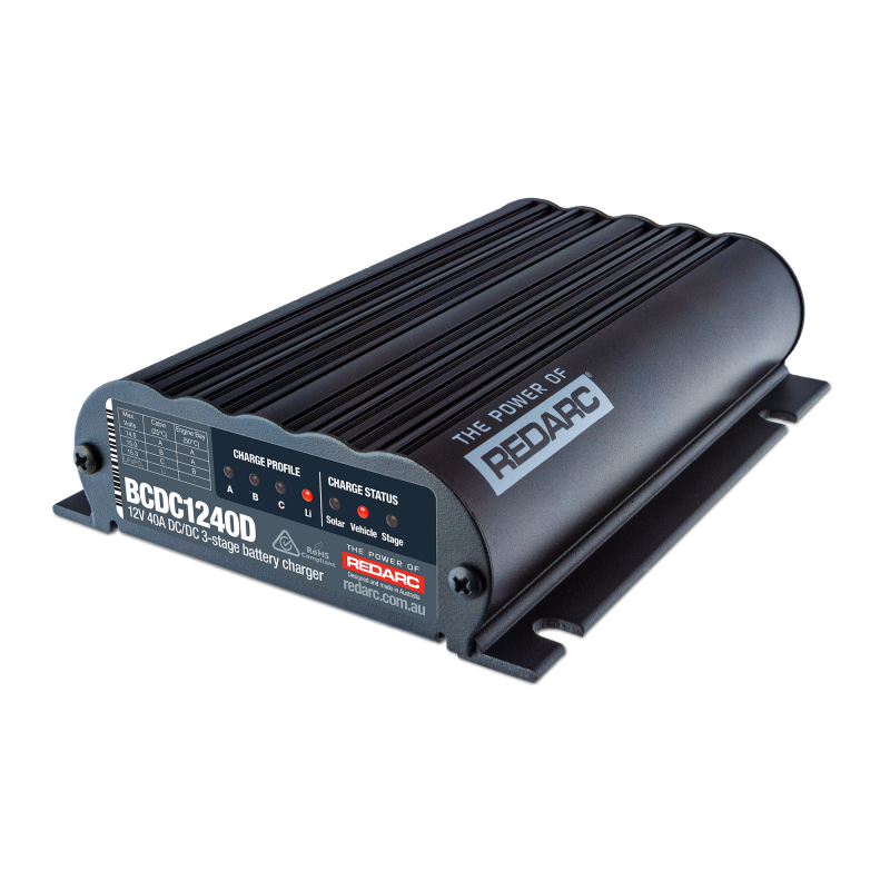 REDARC BCDC1240D DC/DC Dual Input In-Vehicle Battery Charger - 12V 40A
