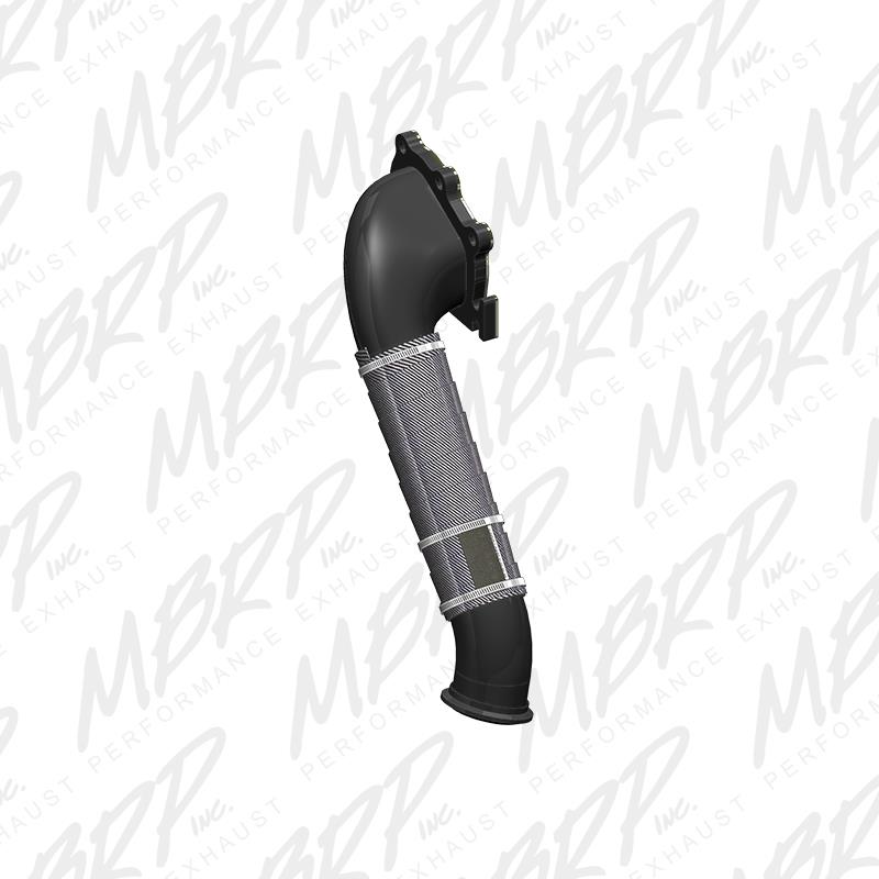 MBRP GMCA425 01-04 Chev/GMC 6.6L Duramax 3in Black Turbo Down Pipe