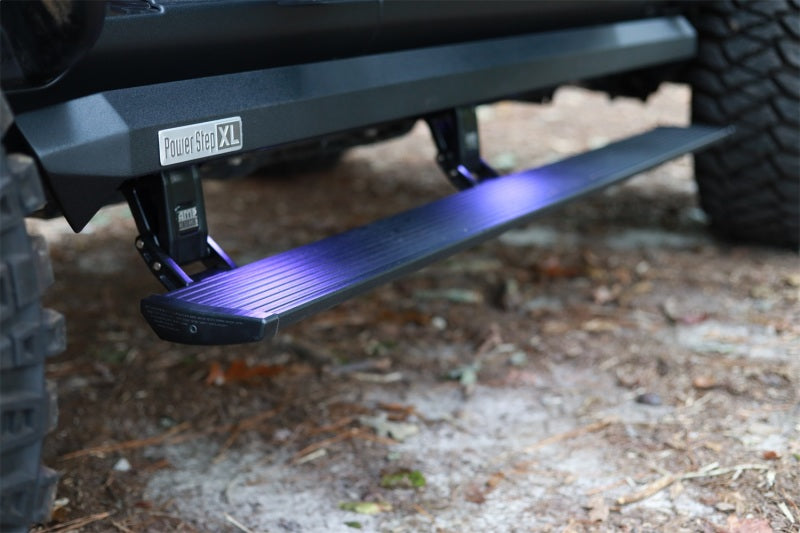 AMP Research 77152-01A 2021 Ford F-150 SuperCrew & 22-23 F-150 Lightning CC PowerStep XL - Black