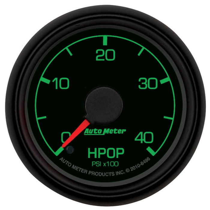 AutoMeter 8496 Autometer Factory Match Ford 52.4mm Full Sweep Electronic 0-4000 PSI Diesel HPOP Pressure Gauge