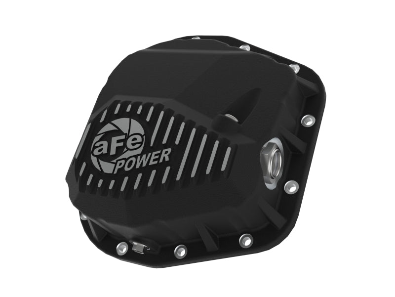 aFe 46-71320B 97-23 Ford F-150 Pro Series Rear Differential Cover Black w/ Machined Fins