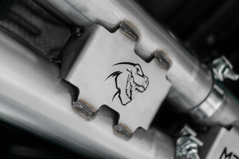 MBRP S51543CF 2021 RAM TRX 6.2 S/C 3in Catback Dual Rear Carbon Fiber Tips(Race)- T304