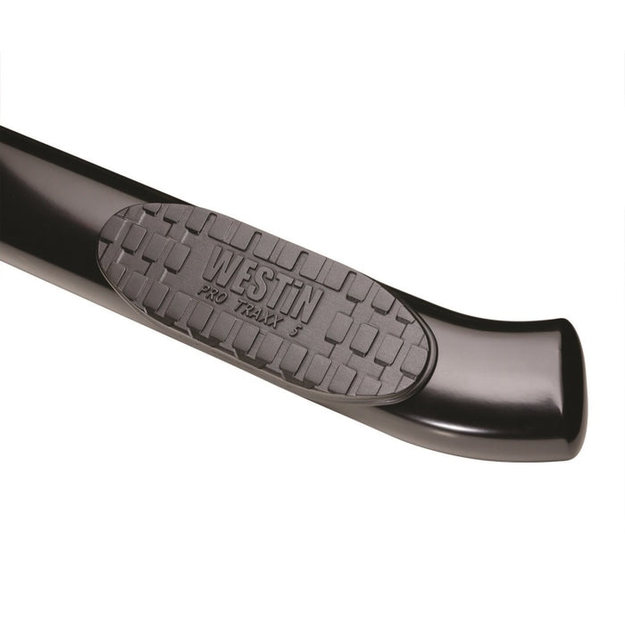 Westin 21-534315 2009-2018 Ram/Dodge 1500 Quad Cab (6.5 ft Bed) PRO TRAXX 5 WTW Oval Nerf Step Bars - Black
