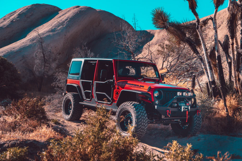 Body Armor 4x4 JK-6154 07-18 Jeep Wrangler JK Tube Doors Front Pair