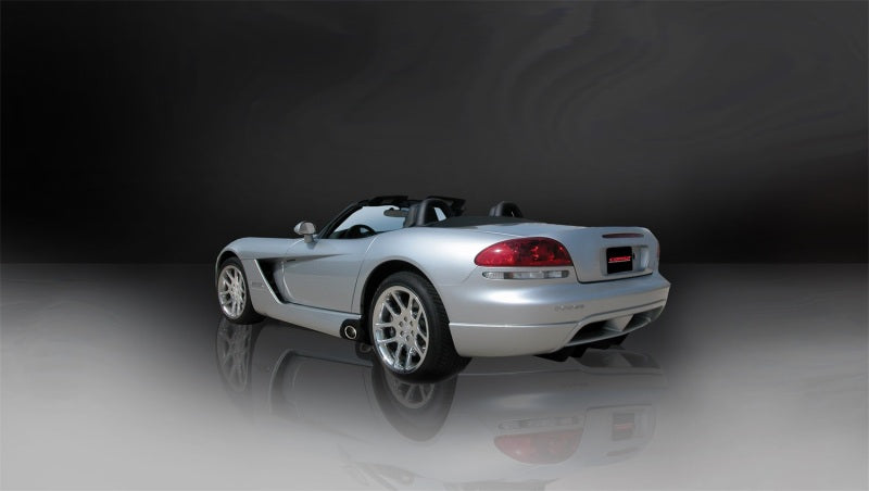 CORSA Performance 14176 Corsa 2003-06 Dodge Viper 8.3L Polished Sport Cat-Back Exhaust (2.5in Inlet for Use w/ Stock Conv.)