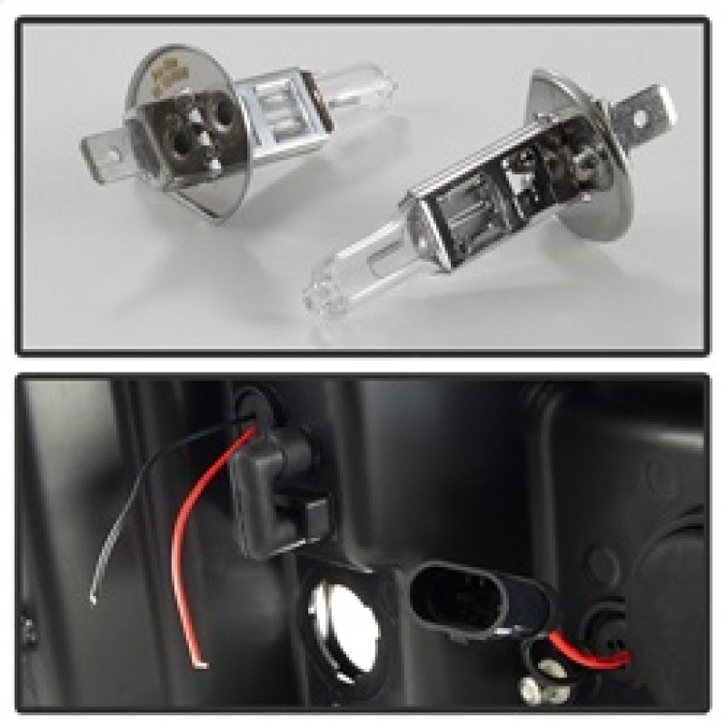 SPYDER 5083524 Spyder Chevy Silverado 1500 07-13 V2 Projector Headlights - LED DRL - Black PRO-YD-CS07V2-DRL-BK