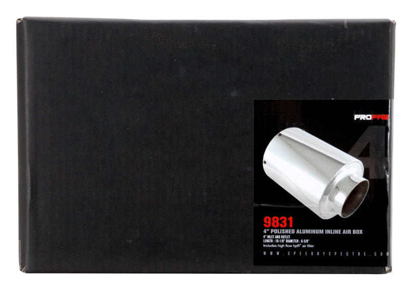 Spectre 9831 Inline Air Box 6in. w/Filter