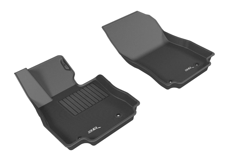 3D MAXpider L1MZ04811509 2016-2020 Toyota/Scion Yaris/Yaris Ia/Ia Kagu 1st Row Floormat - Black