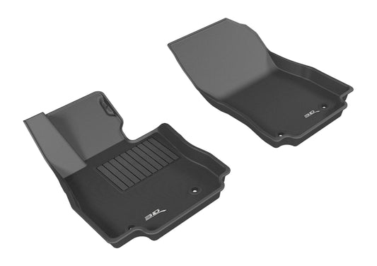 3D MAXpider L1MZ04811509 2016-2020 Toyota/Scion Yaris/Yaris Ia/Ia Kagu 1st Row Floormat - Black