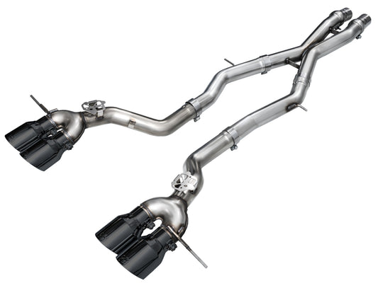 AWE Tuning 3020-43487 23-24 BMW G87 M2 Track Edition Exhaust - Diamond Black Tips